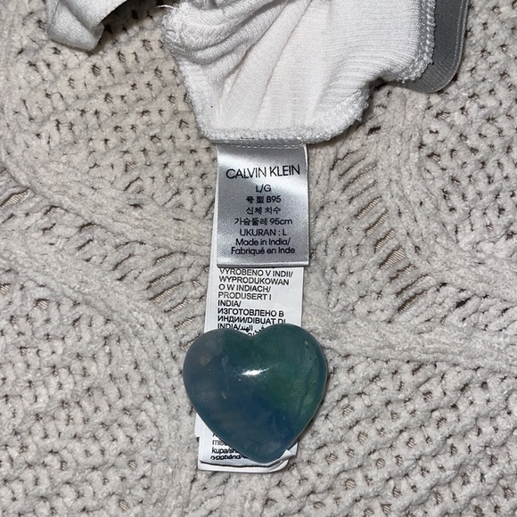 Calvin Klein Ribbed Unlined Bralette - Picture 3 of 5